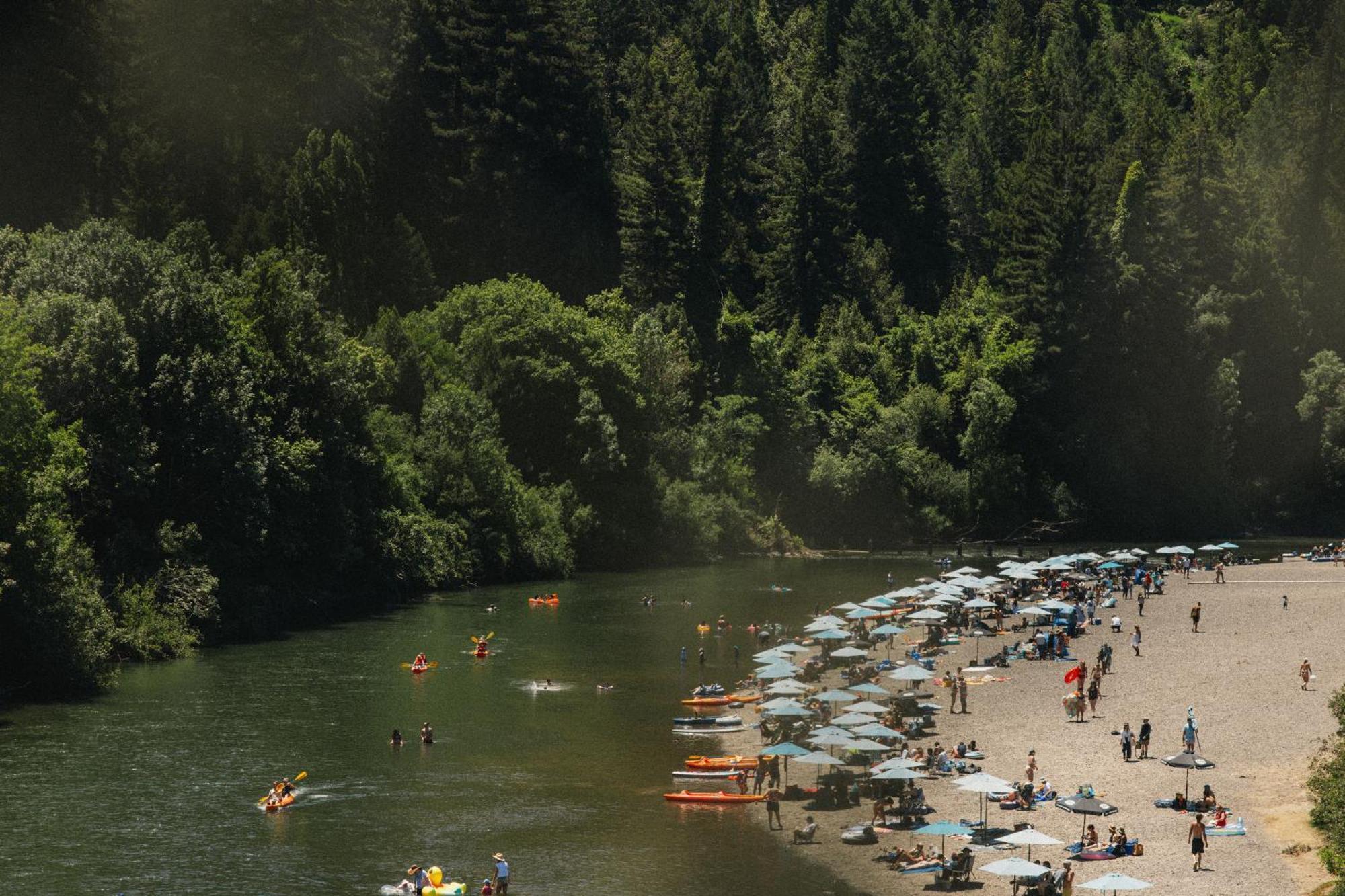Johnson'S Beach Cabins And Campground Guerneville Kültér fotó