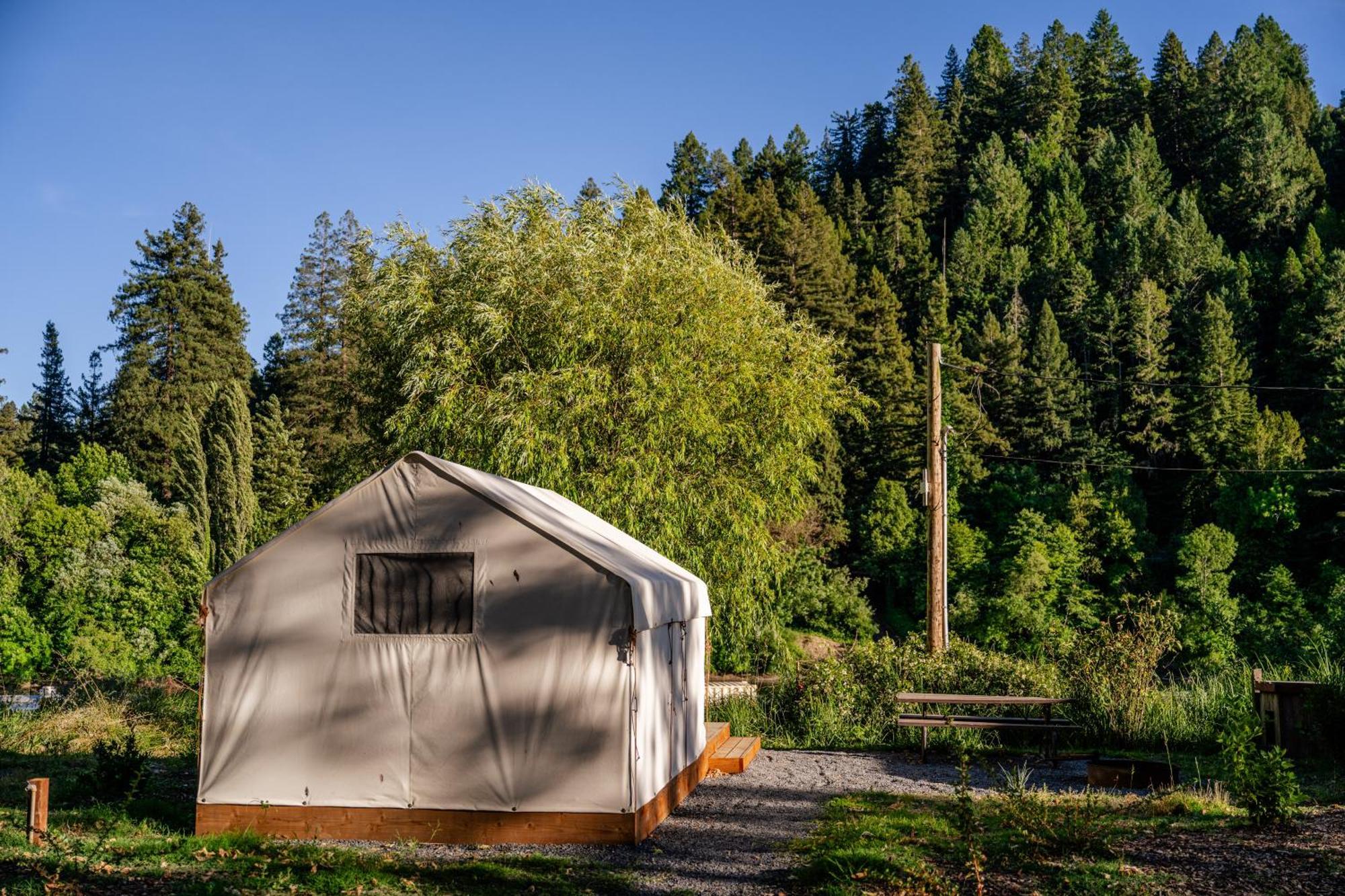 Johnson'S Beach Cabins And Campground Guerneville Kültér fotó